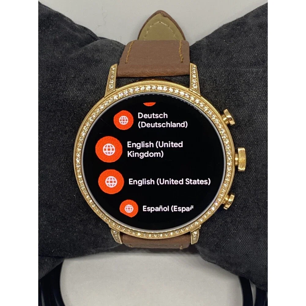 Fossil Gen 4 Authentic Digital Dial Smart Watch Custom Band FTW6011 AB393